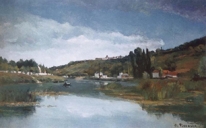 Camille Pissarro The Marne at Chennevieres Germany oil painting art